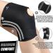 NEENCA Professional X-Large Black Knee Brace | Side Stabilizers | Compression Support | Mesh Weave Tech | Ultra-Soft Bandage | for Running, Workout, Hiking & All Sports - Buy Online on GoSupps.com