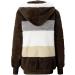 Shop Hanxiulin Women's Fleece Plush Jacket - Warm Fluffy Zipper Hoodie for Outdoor Comfort - Brown - Buy Online on GoSupps.com