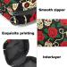 Stylish Storage Bags for Women's Bandages - Sugar Skulls & Roses | Portable Menstruation & First Period Bags for Teens & Women - Buy Online on GoSupps.com