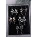 Denifery Handmade Flower Chandelier Earrings - Bridal Pearl & Rhinestone Dangle Jewelry for Weddings & Daily Wear - Buy Online on GoSupps.com
