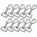 LOUHUA 10 Pieces 3 x 1 Inch Heavy Duty Nickel Plated Swivel Snap Hooks Pet Buckle