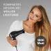 Life Long-Haul Foldable Mini Hair Dryer with Travel Bag | Dual Tension & Quiet Styling Nozzle | Perfect for Travelers and Cruises - Black/Silver - Buy Online on GoSupps.com