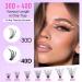 Pawotence 280pcs D Curl Cluster Eyelashes 9-16mm Mix for Self Application - 30D & 40D Lash Extensions - Buy Online on GoSupps.com