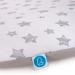 Ceba Baby Cover for Changing Pads - 2-Pack Winding Edition - Extra Thick Cotton 50x70 cm with Zipper - Gray & Blue Stars - Buy Online on GoSupps.com
