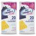 Woolite At-Home Dry Cleaner Dry Cleaning Cloths Gentle Laundry Care for Special Fabrics and Dry-Clean-Only Clothes Fresh Scent Pack of 2 12 Cloths