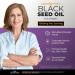 Black Seed Oil Softgel Capsules 1000mg - Liver Support Supplement with Vitamin E - Vegan Hair Skin Vitamins - Non-GMO, Gluten-Free - 120ct - Buy Online on GoSupps.com
