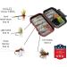 Wild Water Fly Fishing Mini-Mega Assortment 60 Most Popular Flies with Small Fly Box - Dry, Caddis, Nymph, Wooly Bugger for Trout, Panfish, Crappie, Sunfish - Buy Online on GoSupps.com