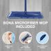 Bona Multi Surface Floor Cleaning Kit includes Mop Machine Washable Mop Pad and Bona Hard Surface Floor Cleaner Liquid 1 Litre - Buy Online on GoSupps.com