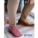 Diabetic Socks 4 Pairs Non-Binding for Women & Men - Gripper Non-Slip Medium Light Blue Purple Pink - Buy Online on GoSupps.com