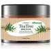 Chamuel Tea Tree Body & Foot Scrub - 100% Natural Exfoliating Body Scrub with Dead Sea Salt, Plant-based Stem Cells, Ginger & Essential Oils– Rejuvenates & Soothes Dead & Dry Skin (15.1oz)