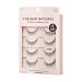 KISS Natural False Eyelashes - Pearl Earring 12mm 4 Pairs Contact Lens Friendly Easy Apply & Reusable - Buy Online on GoSupps.com