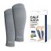 Dr. Arthritis Doctor Developed Calf Compression Sleeve Men and Women - Leg Compression Sleeve for Leg Pain Relief  Muscle Recovery  Shin Splint  and Varicose Veins (Medium  Grey  1 Pair) Medium Black