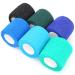 KEQCQE Cohesive Bandage Self Adherent Wrap Athletic Tape Breathable Vet Tape First Aid Tape for Dogs Cats Horses Birds & Wrist Healing Ankle Sprain Swelling (2 Inch Blue Change 6 Rolls)