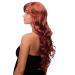 Buy WIG ME UP Long Curly Wavy Hair Wig with Bangs - Dark Copper Red 70cm - International Shipping Available - Buy Online on GoSupps.com