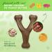 Benebone Wishbone Real Peanuts Medium Durable Dog Chew Toy for Aggressive Chewers | International Shipping Available - Buy Online on GoSupps.com