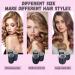 UoQo Hair Rollers for Long Hair - 32 pc Salon Curlers Set with Clips, Comb, and Storage Bag - Buy Online on GoSupps.com