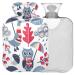 NAANLE CARTOON OUL WATHER BARD MIT Transparent Bag Warm Water bottle 1L heat bottle for bed Handfoot Warmer pain relief warmth and cold therapy