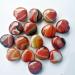 Manekieko Natural Red Agate Palm Worry Heart Stone - 40mm Healing Crystals for Love & Stress Relief - Buy Online on GoSupps.com