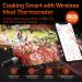 Alfabot K1 Wireless Meat Thermometer - Bluetooth 150m Range Dual Probes App Control for Kitchen & Grill - Buy Online on GoSupps.com