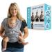 Baby K'tan Cotton Sweetheart Grey Print Baby Carrier (XS) Sweetheart Grey XS