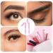 2 Pcs Folding Eyelash Comb & Eyebrow Comb - Stainless Steel Lash Separator Tool for Mascara & Makeup - Professional Pink Eyelash & Brow Applicator - Buy Online on GoSupps.com