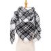 HANXIULIN Ladies Triangular Scarf - High-Quality Winter Wrap & Turban - Versatile for All Seasons - Elegant White Fashion Accessory - Buy Online on GoSupps.com