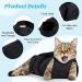 4-Piece Cat Grooming Set: Restraint Bags, Gloves, Clippers, Muzzles | For Cats & Dogs - Bathing, Nail Trimming, Cleaning Tools - Buy Online on GoSupps.com