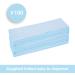 Areso Disposable Bibs for Adults - 100 Pack Waterproof Clothing Protectors | Ideal for Seniors - Blue One Size - Buy Online on GoSupps.com