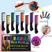 EBANKU 8 Color Hair Chalk Comb Set for Kids Party - Non-toxic & Washable Hair Chalk for Halloween & Cosplay - Works on All Hair Colors - Buy Online on GoSupps.com