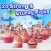 Paw Patrol Cupcake Topper Picks - Set of 24 - Buy Online on GoSupps.com