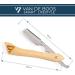 Buy Van de Boos Razor Set - Wooden Handle Alum Pencil Derby Blades Leather Etui Barber Knife for Precise Wet Shaving - Men's Grooming Essentials - Buy Online on GoSupps.com