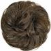 Yamel Dark Coyote Brown Messy Bun Hair Extension for Women - Curly Updo Scrunchie - Buy Online on GoSupps.com