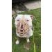 Genuine Leather Dog Muzzle for American Bully Bully XL and other similar snout (Natural Leather AB4) Natural Leather AB4