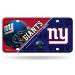 Rico Industries NFL New York Giants Unisex New York Giants license plate Metalnew York Giants license plate metal team color standard size