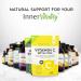 Vitamin C 1300mg and Zinc with Bioflavonoids - 180 Capsules (3 Month Supply) | No Additives | Better Absorption | Easy to Swallow - Buy Online on GoSupps.com