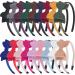 XIMA 18PCS Bows Headbands for Girls Felt Woolen Fabric Hair Bows Head Band for Kids Children Teens Toddlers and Women
