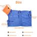 Catcan Breathable Mesh Cat Bathing Bag - Anti-Scratch & Adjustable Grooming Bag for Nail Trimming - Blue-Orange - Buy Online on GoSupps.com
