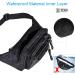 Airzyx Waterproof Belt Pocket - Multifunctional Hip Bag for Travel & Hiking | Unisex Black Outdoor Waist Pack - Buy Online on GoSupps.com