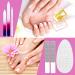 Cobee Glass Nail Files Set - 6 Piece Gradient Crystal Files with Nano Polishes & Foot Scrubber - Cuticle Trimmer for Natural Manicure and Callus Removal - Buy Online on GoSupps.com
