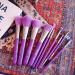 Docolor 10Pcs Premium Synthetic Makeup Brush Set - Neon Purple - Buy Online on GoSupps.com