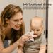 Cute Unicorn Teething Toy - 360 Silicone Baby Toothbrush Teether for Teething Pain Relief and Gum Massage - Food Safe & Easy to Clean - Great Gift for Friends' Babies (1pc/Beige) - Buy Online on GoSupps.com