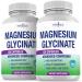 Magnesium Glycinate 500mg | 90mg Elemental Magnesium Supplement- High Absorption, Non Buffered, Non-GMO & No Gluten - Muscle & Bone Health - 240 Vegan Capsules 120 Count (Pack of 2)