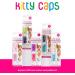 Kitty Caps Nail Caps for Cats in Black/Gray & Baby Blue - Medium Size - Stylish & Safe Claw Covers - 1-Pack - Buy Online on GoSupps.com