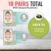 Korean Green Tea Under Eye Mask for Dark Circles & Puffiness - 10 Pairs - Buy Online on GoSupps.com