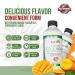 Best liquid collagen (mango flavor) US made & Lab tested sugar free premium peptides for women & men. powerful 10000 mcg Biotin+ 8000 mg hydrolyzed for anti aging glowing skin hair nail+ joint-16floz Mango 16 Fl Oz (Pack o  - Buy Online on GoSupps.com