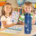 Luyiilo 500ml Leak-Proof Childrens Drinking Bottle - BPA-Free Sports Bottle for School Hiking & Gym with Fruit Insert - Blue - Buy Online on GoSupps.com