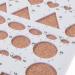 BCP Paper Quilling Circle Template Board - Quilling Kits Work Board | White Mold Mould Template for Precision Crafting - Buy Online on GoSupps.com