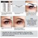 Molain 4D Hair-like Temporary Eyebrow Tattoos Stickers - 6 Sheets, Waterproof & Long-lasting Eyebrow Colors - Realistic Transfers for Grooming & Shaping - High Arch Style in Brown - Buy Online on GoSupps.com