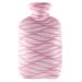 samply 2L Hot Water Bottle with Soft Cover - Hot Water Bag for Cosy Nights Pain Relief Back Neck and Shoulders Roseo 2L Roseo