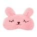 Honbay Plush Rabbit Sleeping Eye Mask Cute Cartoon Animal Eye Mask for Little Girls (Pink)